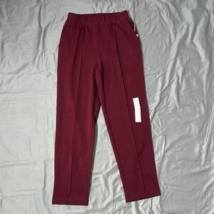 A New Day Burgundy Dress Pants Regular Fit mid to high Rise